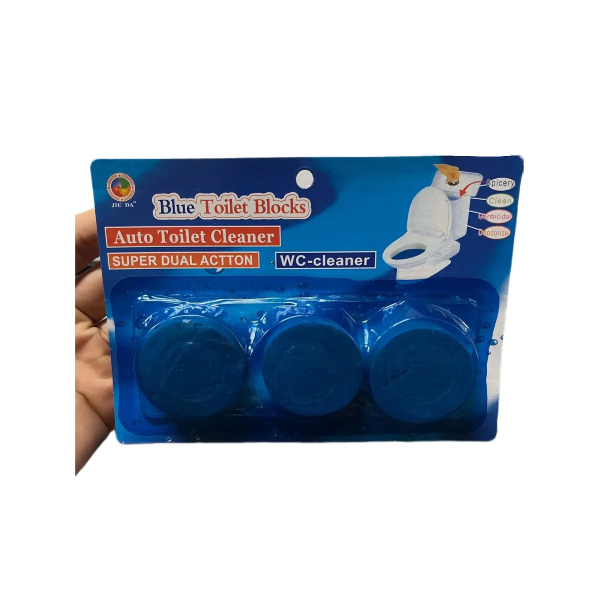 GENERICO - Pastillas Limpiadoras Para Baño Azul