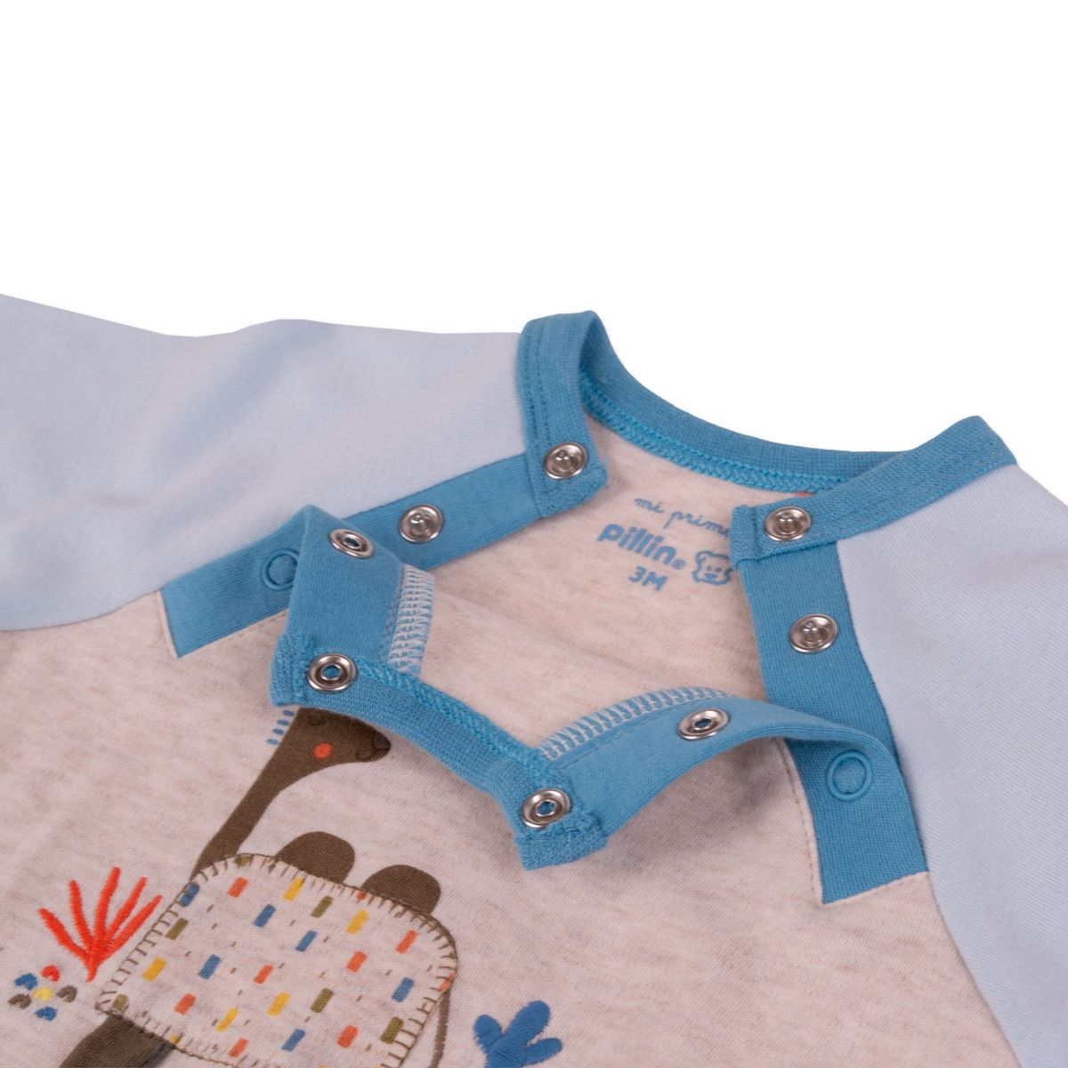 PILLIN - Set 2 pzas Osito Bebe Niño Multicolor Pillin PILLIN