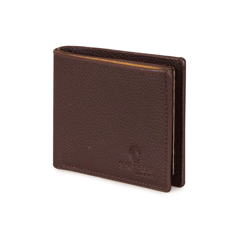 CARVEN - Billetera de hombre Ethan café CARVEN
