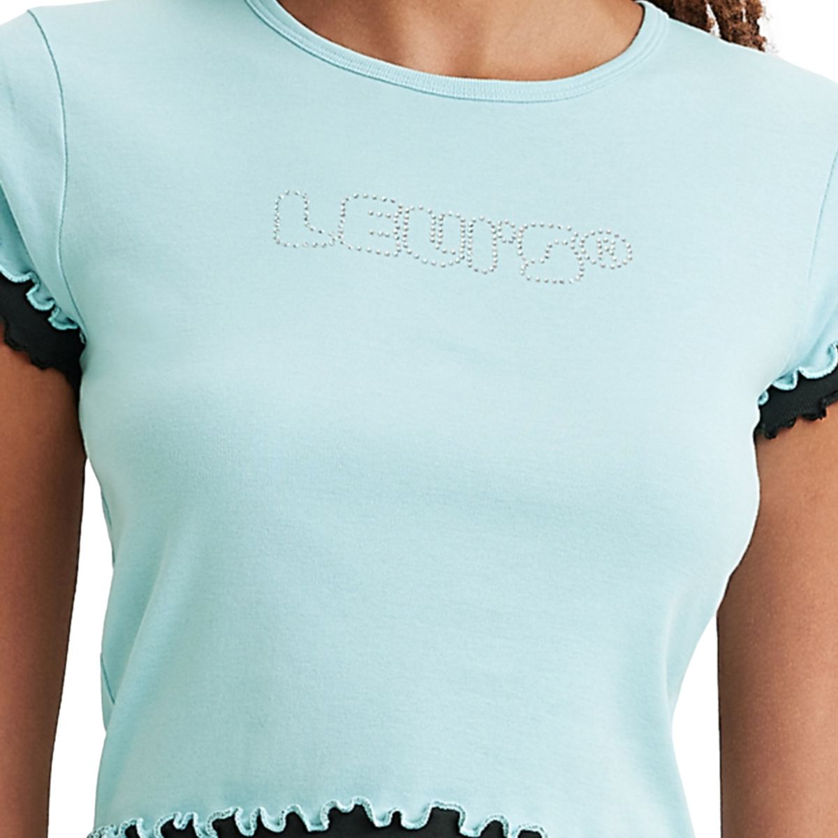 LEVIS - Polera Mujer Manga corta Graphic Rave Celeste Levis