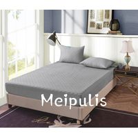 Cubrecolchon Impermeable Plaza y Media Gris