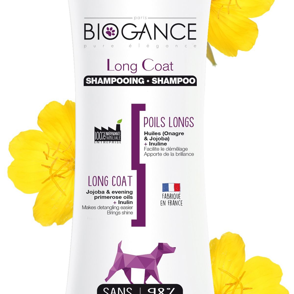 BIOGANCE - Shampoo Long Coat 250 Ml (pelos Largos), Biogance.
