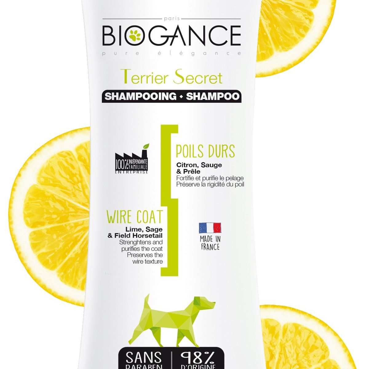 BIOGANCE - Shampoo Terrier Secret (pelo De Alambre) 250 Ml, Biogance.