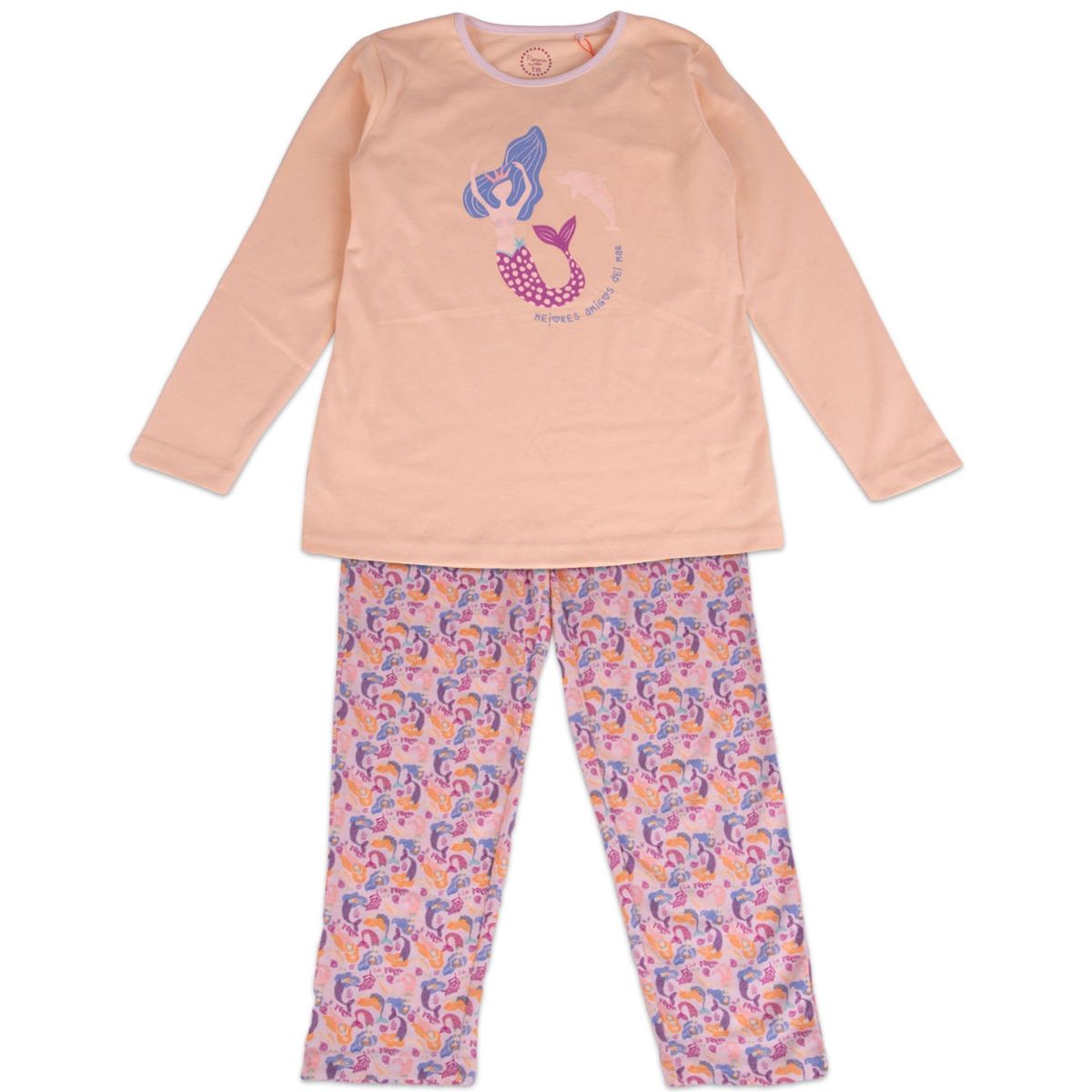PILLIN - Pijama Niña Naranja Pillin PILLIN