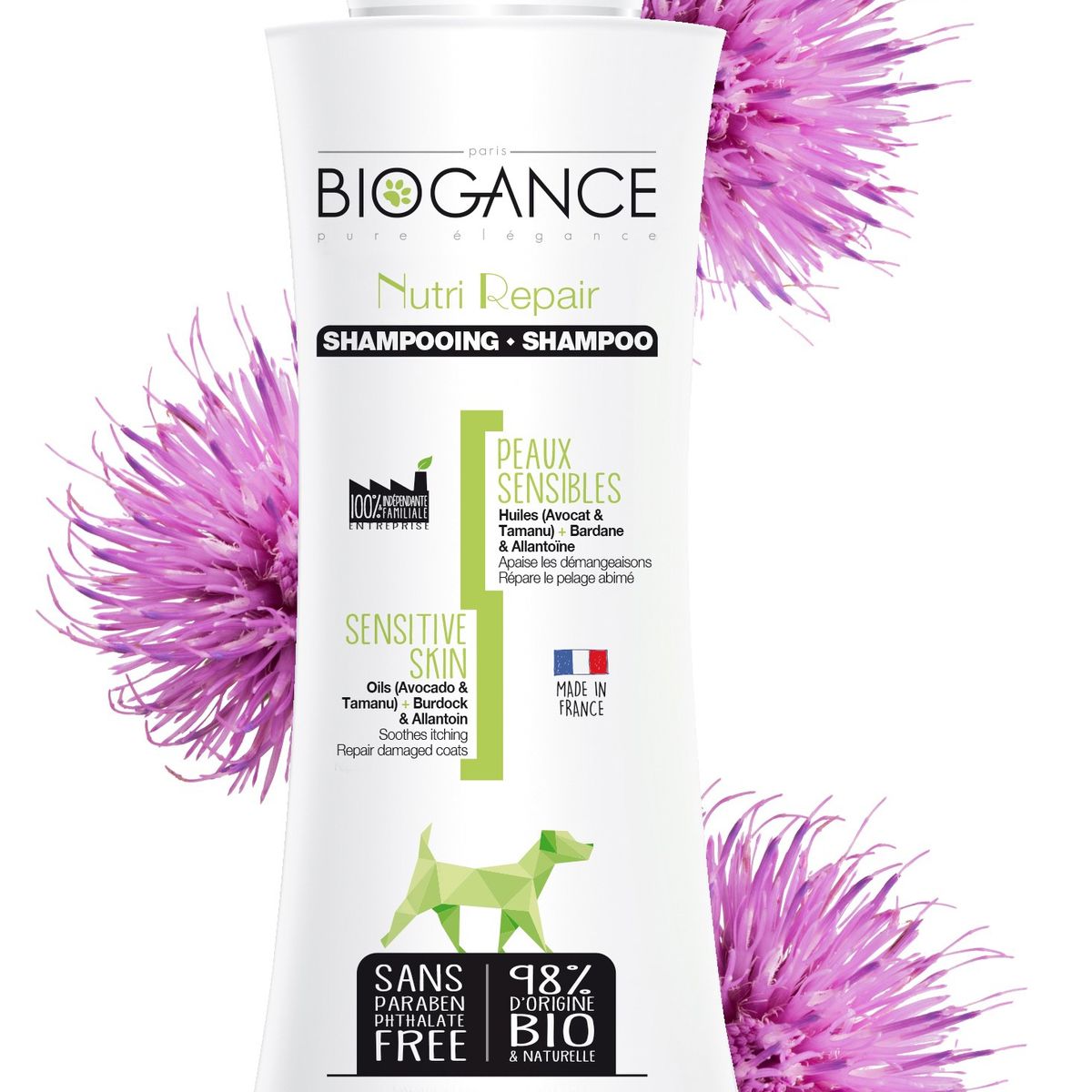 BIOGANCE - Shampoo Nutri Repair (piel Seca Y Dañada) 250 Ml, Biogance.