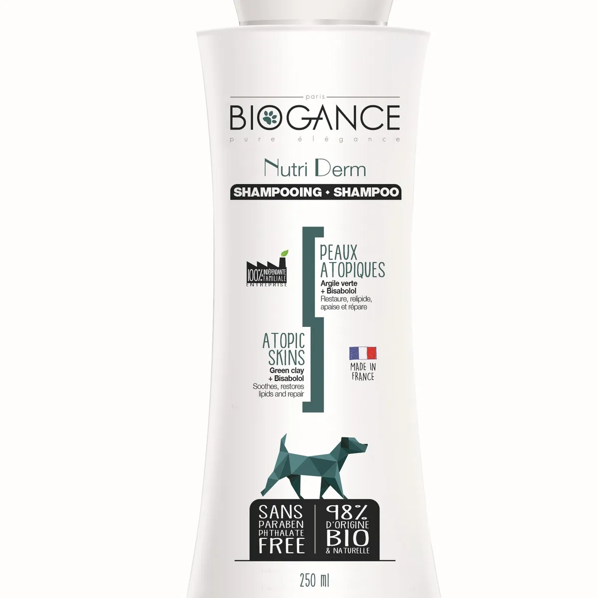 BIOGANCE - Shampoo Nutri Derm (pieles Atópicas) 250 Ml, Biogance.