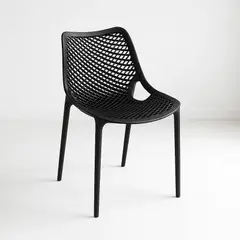 KLIK - Silla de Restaurant o Terraza Exterior Air Berlín - Negra