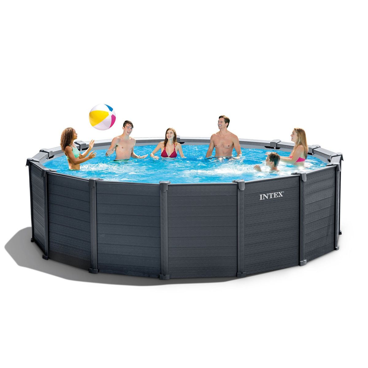 INTEX - Piscina Estructural Intex Con Paneles 478 Cm