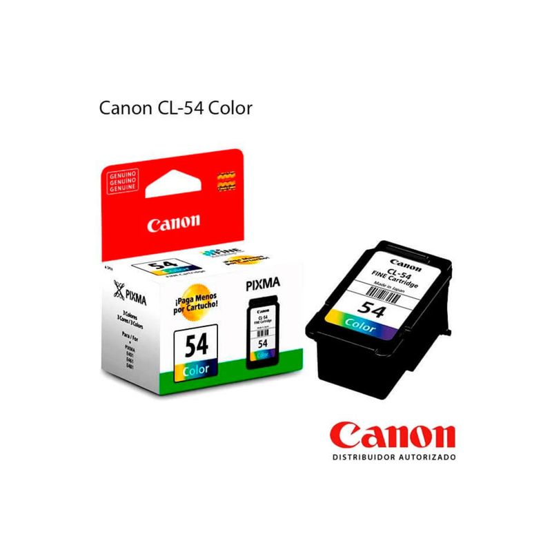 CANON - Cartucho de Tinta Canon CL-54 6.2 PIXMA E-402 E-481 ml Color CANON