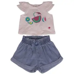 PILLIN - Vestido con Calzón Bebe Niña Azul