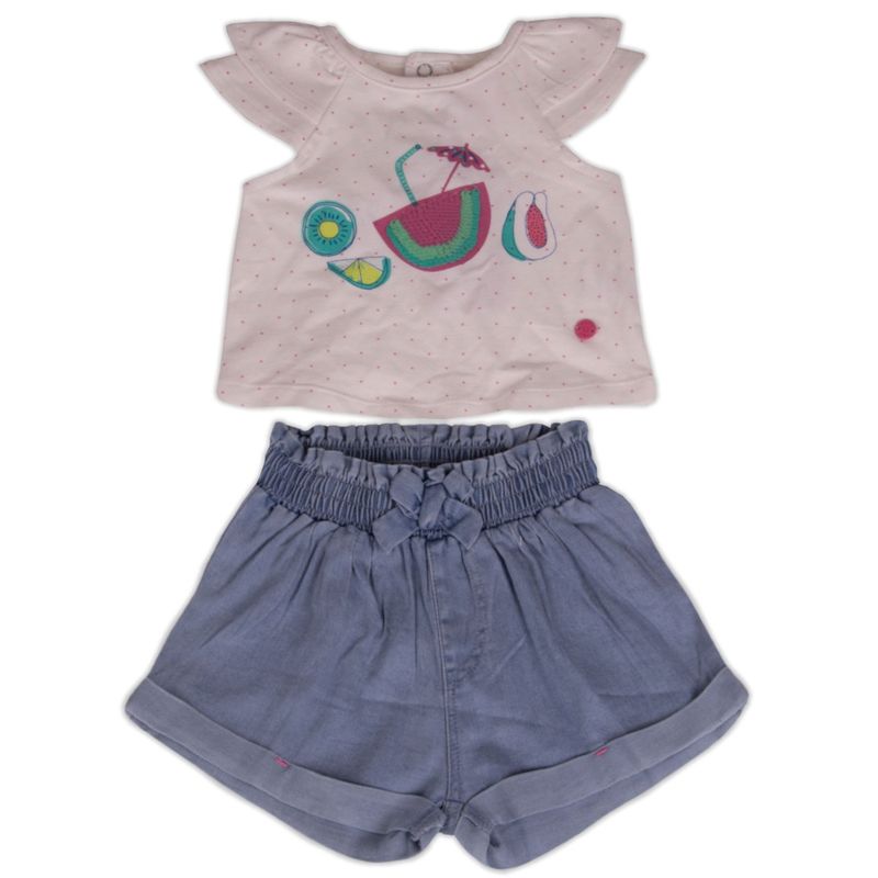 PILLIN - Vestido con Calzón Bebe Niña Azul Pillin PILLIN