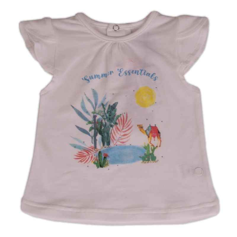 PILLIN - Polera Bebe Niña Blanco Pillin PILLIN_.