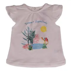 PILLIN - Polera Bebe Niña Blanco