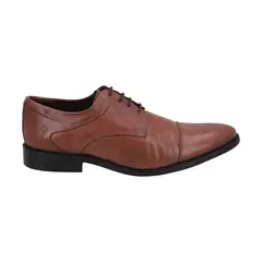 PERLATTO - Zapato Formal Hombre Cuero Marron