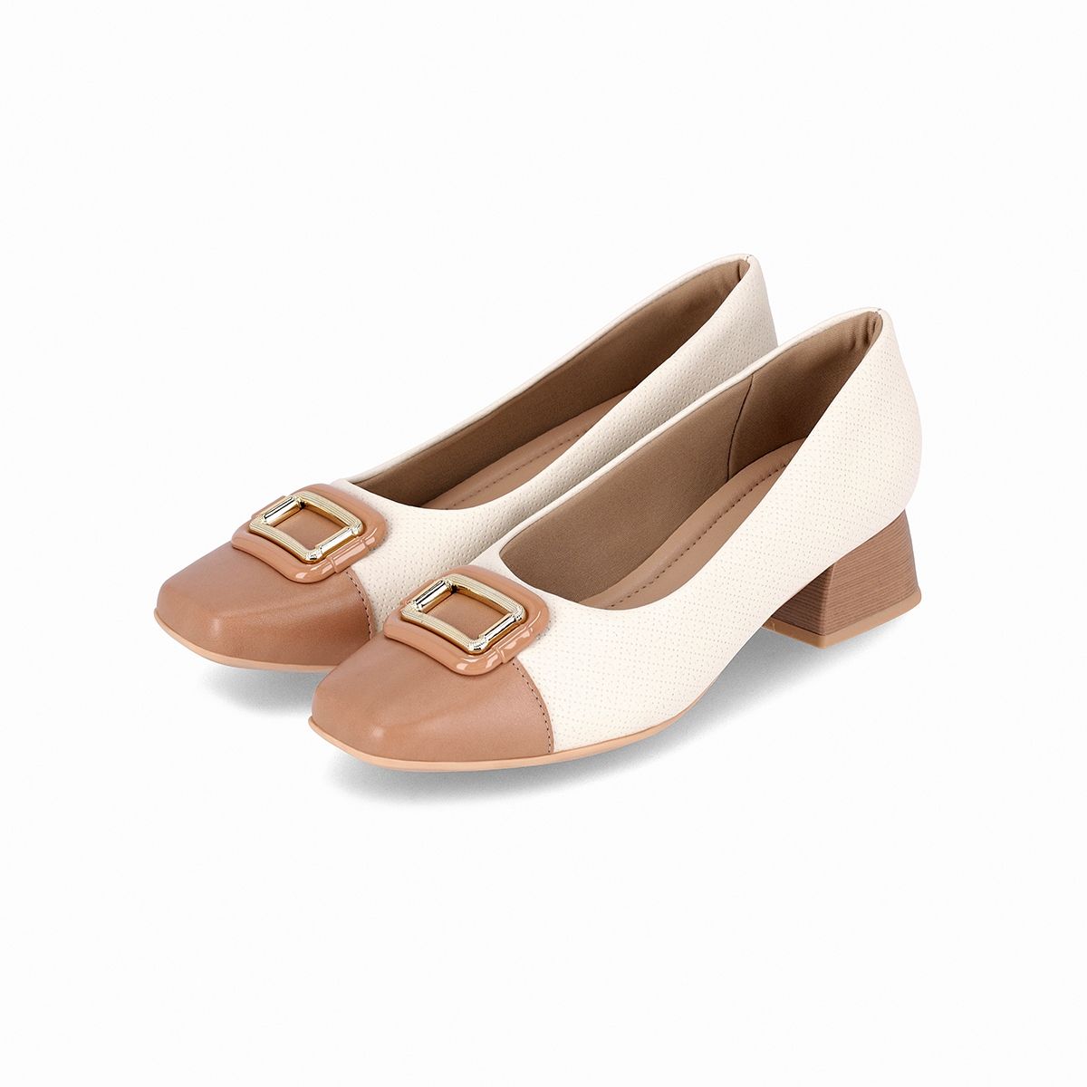 PICCADILLY - Zapato Mujer Blanco/Café Tati Piccadilly