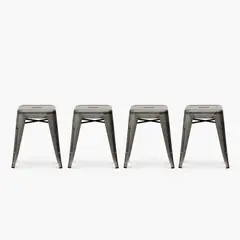 FORM DESIGN - Pack 4 Pisos Tolix Metal Metal Form