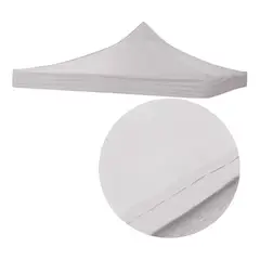 JARDIMEX - Repuesto Toldo 3x3m Impermeable Araña Blanco Reforzado