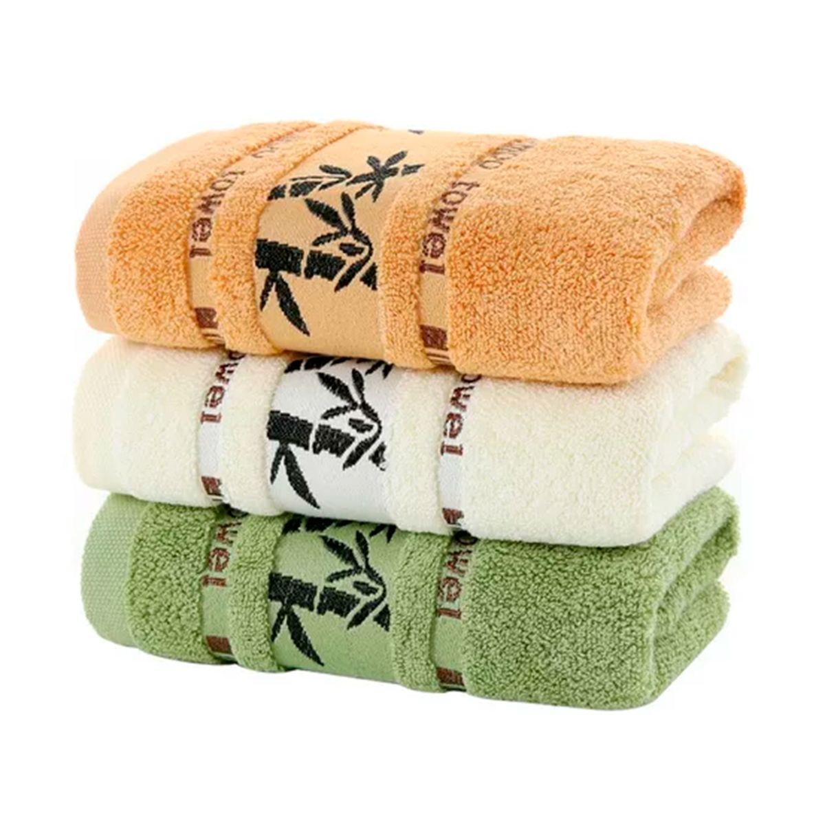 GENERICO - Set 4 Toalla De Baño Algodón Bamboo Súper Suaves