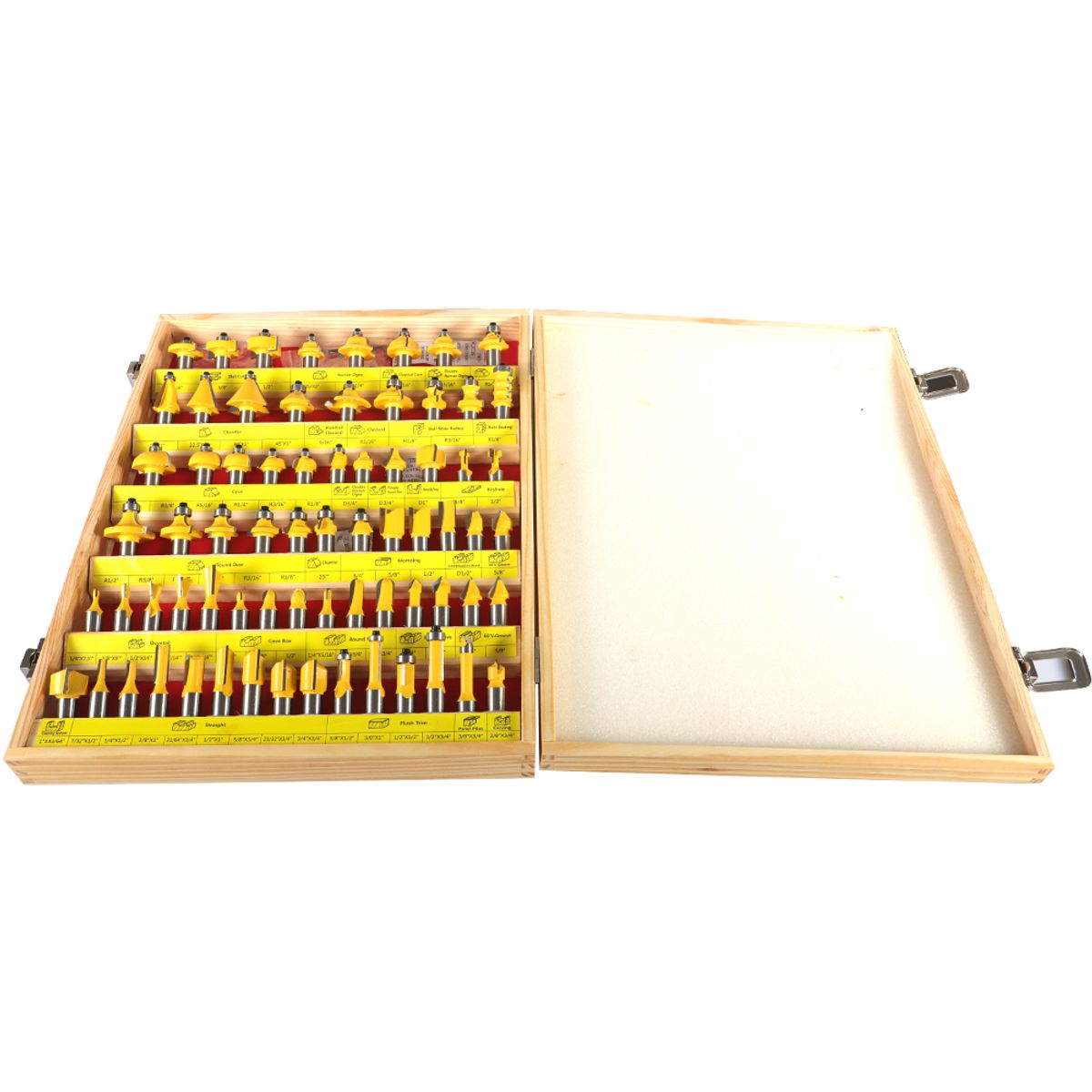 GENERICO - Set de Brocas Para Fresadora Vástago de, 70 Piezas.