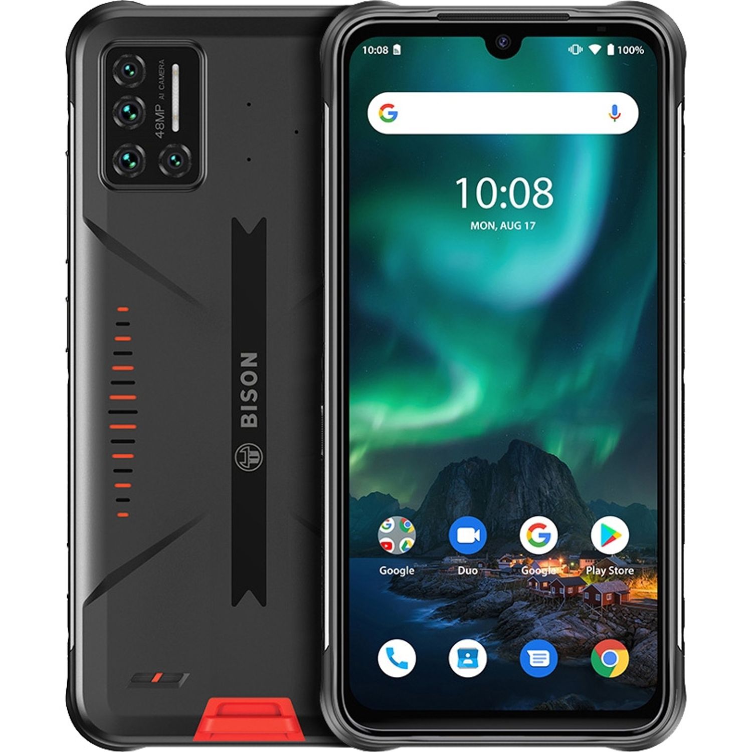 UMIDIGI BISON ブラック UMIDIGI Umidigi BISON - Celular DualSim Resistente a Golpes, Polvo