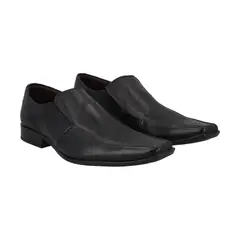 PERLATTO - Zapato Hombre Cuero Negro