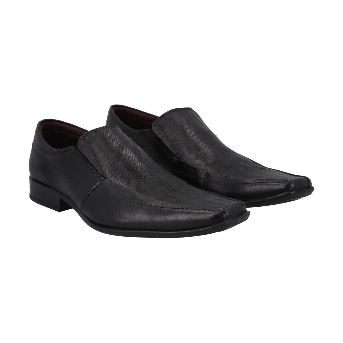 PERLATTO - Zapato  Hombre Cuero Negro Perlatto