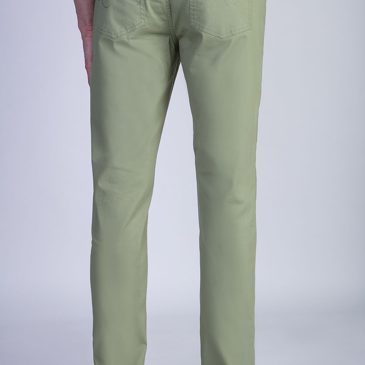 NEW MAN - Pantalón Bellagio Verde New Man
