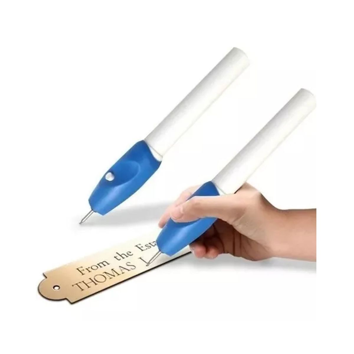 GENERICO - Lápiz Grabador Tallador Metal Plástico Vidrio Madera Cuero