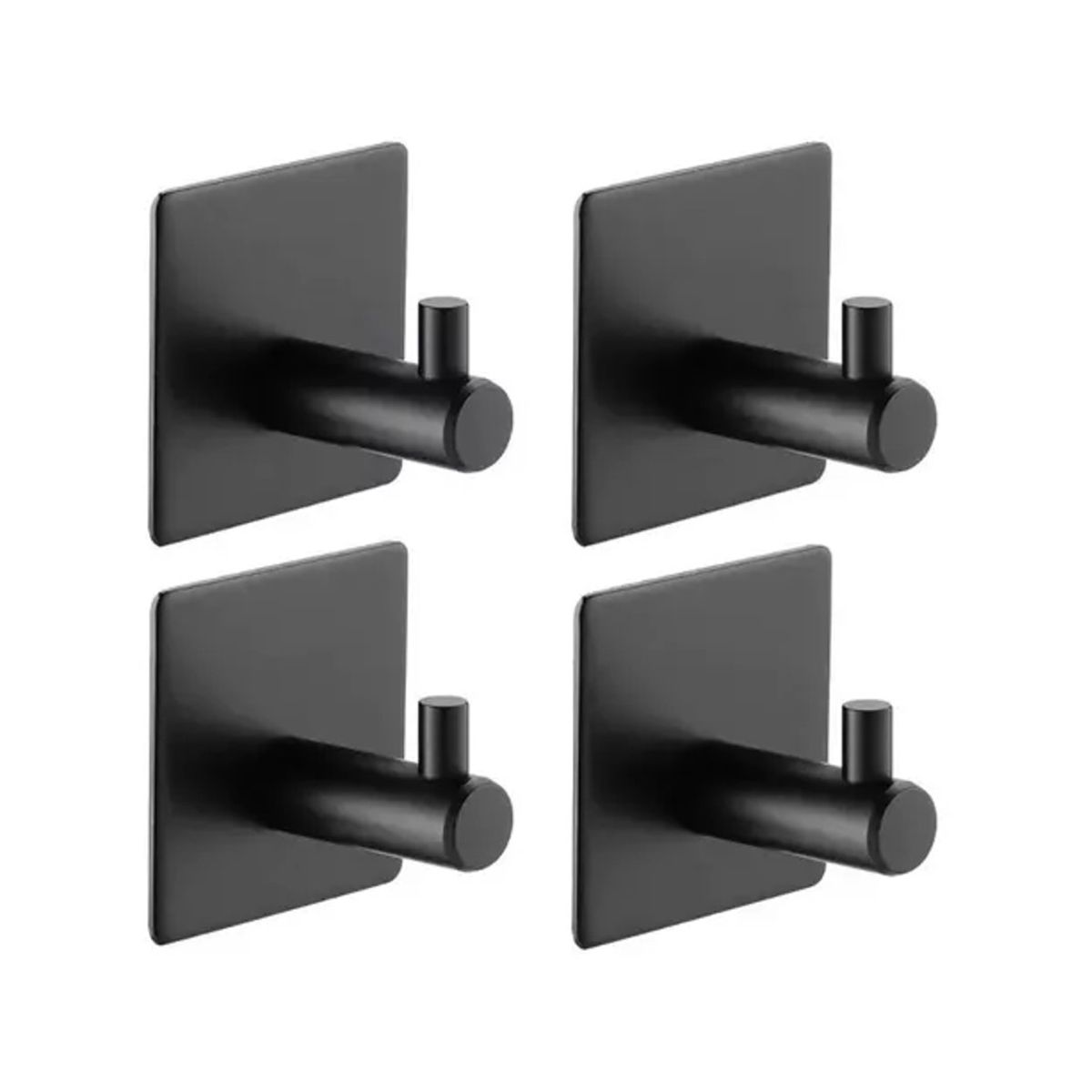 GENERICO - Ganchos Adhesivos Colgador Perchero Baño Cocina Acero Inox