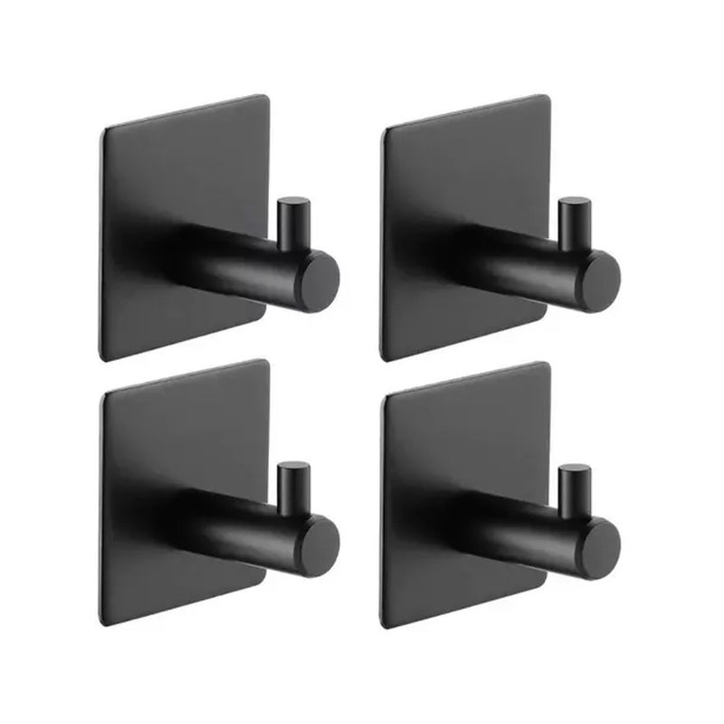 GENERICO - Ganchos Adhesivos Colgador Perchero Baño Cocina Acero Inox