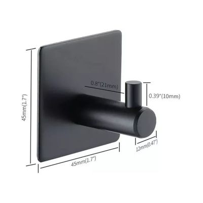 Imagen 2 del producto Ganchos Adhesivos Colgador Perchero Baño Cocina Acero Inox