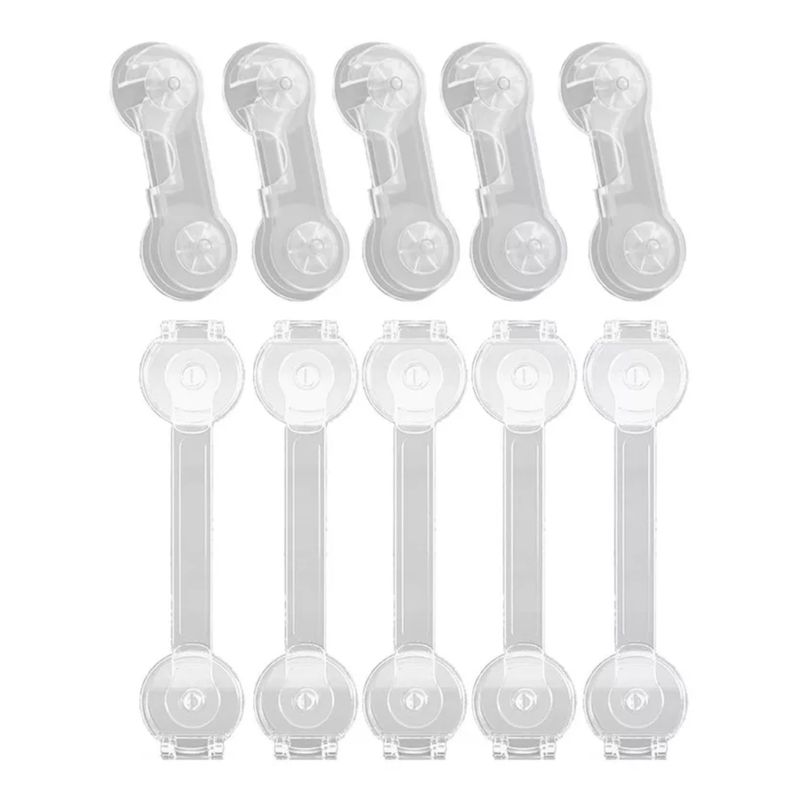 CHIQUITITUD - Pack 10 Seguros Niños/ Bebés Puerta/cajones/refrigerador/wc