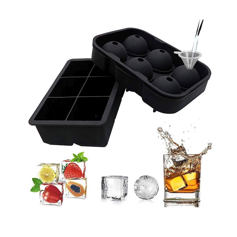 MAILYDEAS HOGAR Y MAS - Set de 2 moldes de silicona para hacer Hielo
