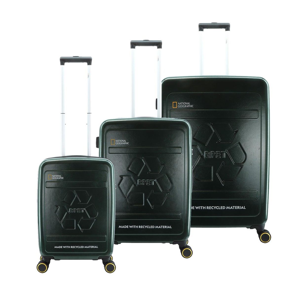 NATIONAL GEOGRAPHIC - SET DE MALETAS RPET NATIONAL GEOGRAPHIC BALANCE VERDE