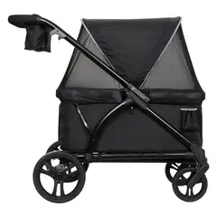 BABY TREND - COCHE DOBLE PASEO WAGON MUV EXPEDITION 2 EN 1 BLACK