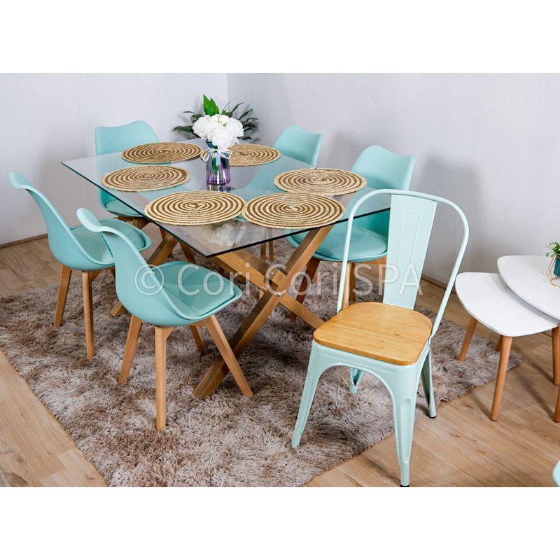 GENERICO - Silla Tolix MENTA ASIENTO DE MADERA