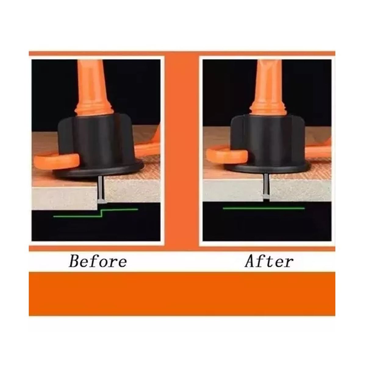 GENERICO - Niveladores De Porcelanato Cerámicas Gres Reutilizables 50 Mas 1