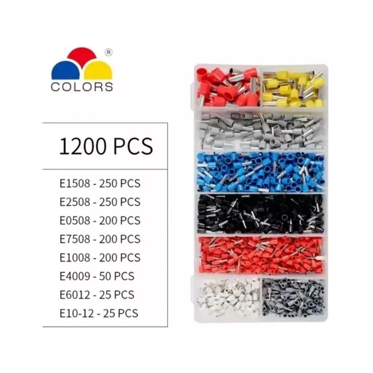 GENERICO - Crimpeadora 1200 Terminales Alicate Prensa Ferrulera