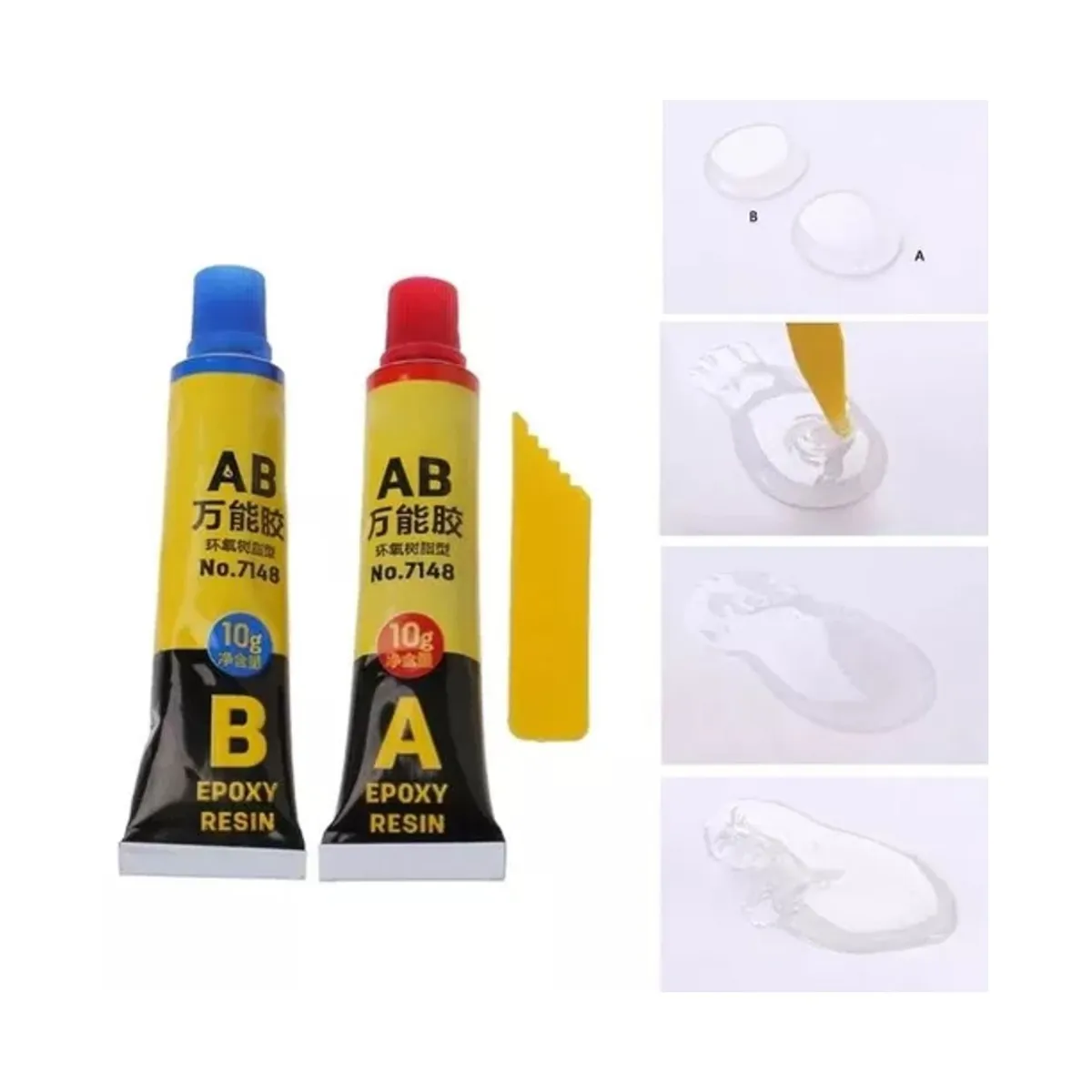 GENERICO - Pegamento Epoxi Multiuso Adhesivo Vidrio Madera Metal Otros