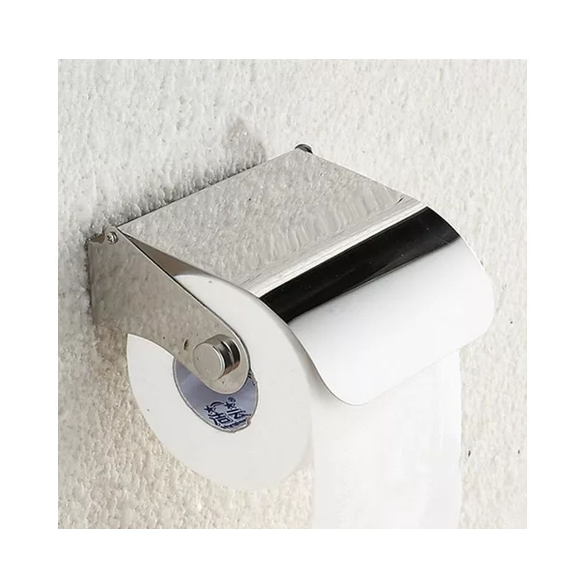 GENERICO - Porta Rollo Papel Higiénico Confort Acero Inoxidable Premium