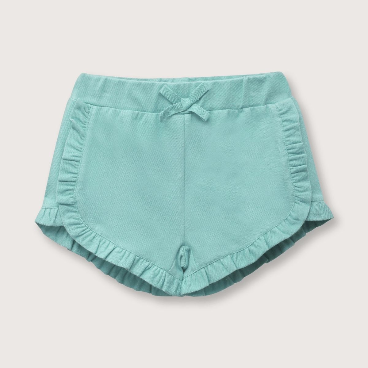 OPALINE - Short de niña gabardina vuelos Aqua (6M - 4A)