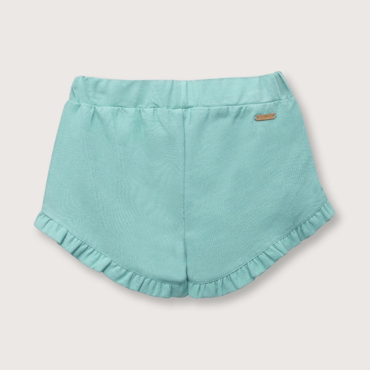 OPALINE - Short de niña gabardina vuelos Aqua (6M - 4A)