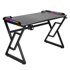 VIDITA - Escritorio Gamer Profesional X-RGB 120 cms con Luces