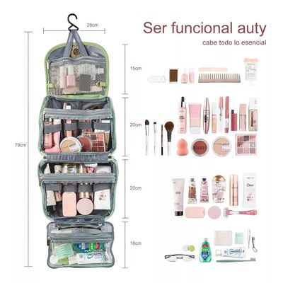 Imagen 2 del producto Neceser Profesional Caja Cosmetiquera De Viaje Mujer 14 En 1