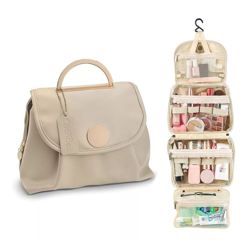 TNAKIEX - Neceser Profesional Caja Cosmetiquera De Viaje Mujer 14 En 1