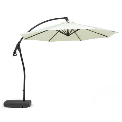 Imagen 2 del producto Quitasol Lateral Con Base Sombrilla Manivela 300Cm