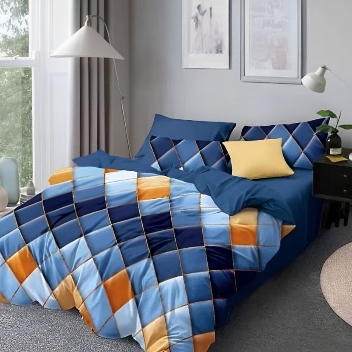 GENERICO - Cubrecamas de verano Quilt 2 Plazas diseños Estampados