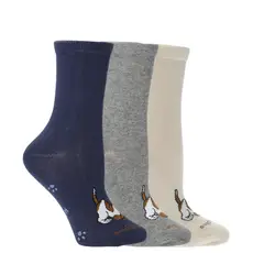 HUSH PUPPIES - Pack 3 Calcetines Classicdog Gris Niño
