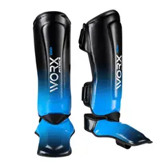 WORX - Canilleras Espinilleras Artes Marciales Kick box - Negro - M