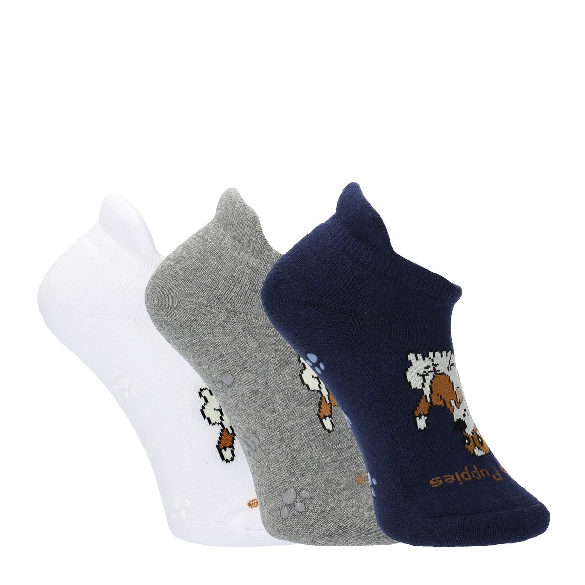 HUSH PUPPIES - Pack 3 Calcetines Pack Ped Sport Gris Niño HUSH PUPPIES